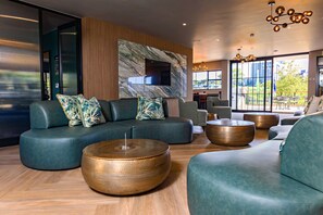 Sittområde i lobbyn