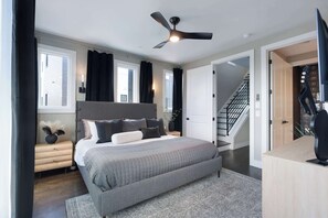 4 bedrooms, iron/ironing board, travel crib, WiFi