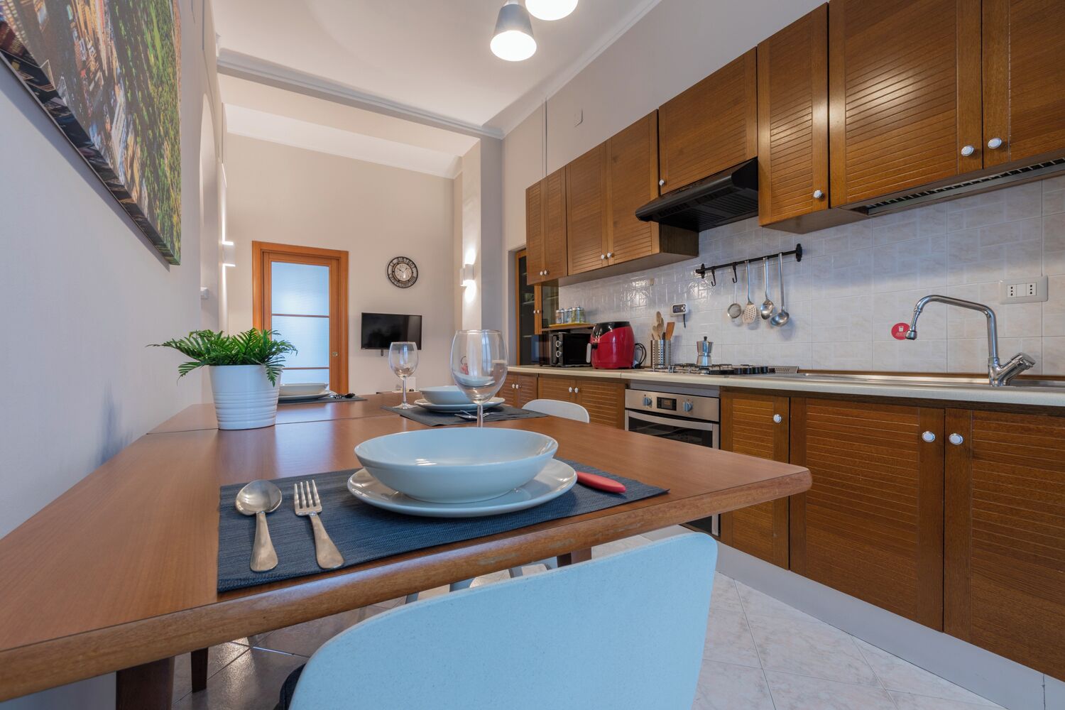 Basic Apartment, Balcony | Dining room