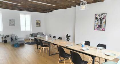 Maison Loire & Cé'rénité - 6 bedrooms, 15 pers, garden, 10 min from Angers