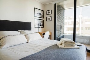 1 غرفة نوم ومكتب ومكواة/لوح كي وواي فاي