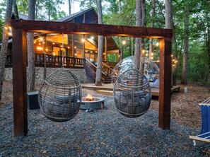 Terrace/patio - The Astroden (Broken Bow)