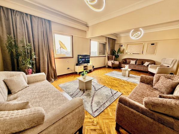 Superior Apartment, 4 Bedrooms, City View | Premium bedding, minibar, in-room safe, desk - Golden mile - Downtown Cairo (Cairo)