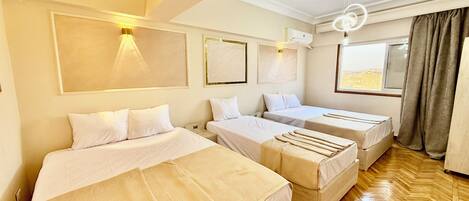 In-room safe, desk, laptop workspace, blackout curtains