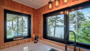 Unclassified image, 5 of 53, button - Spa, Nature & Comfort | Chalet LRioux (Trois-Pistoles)