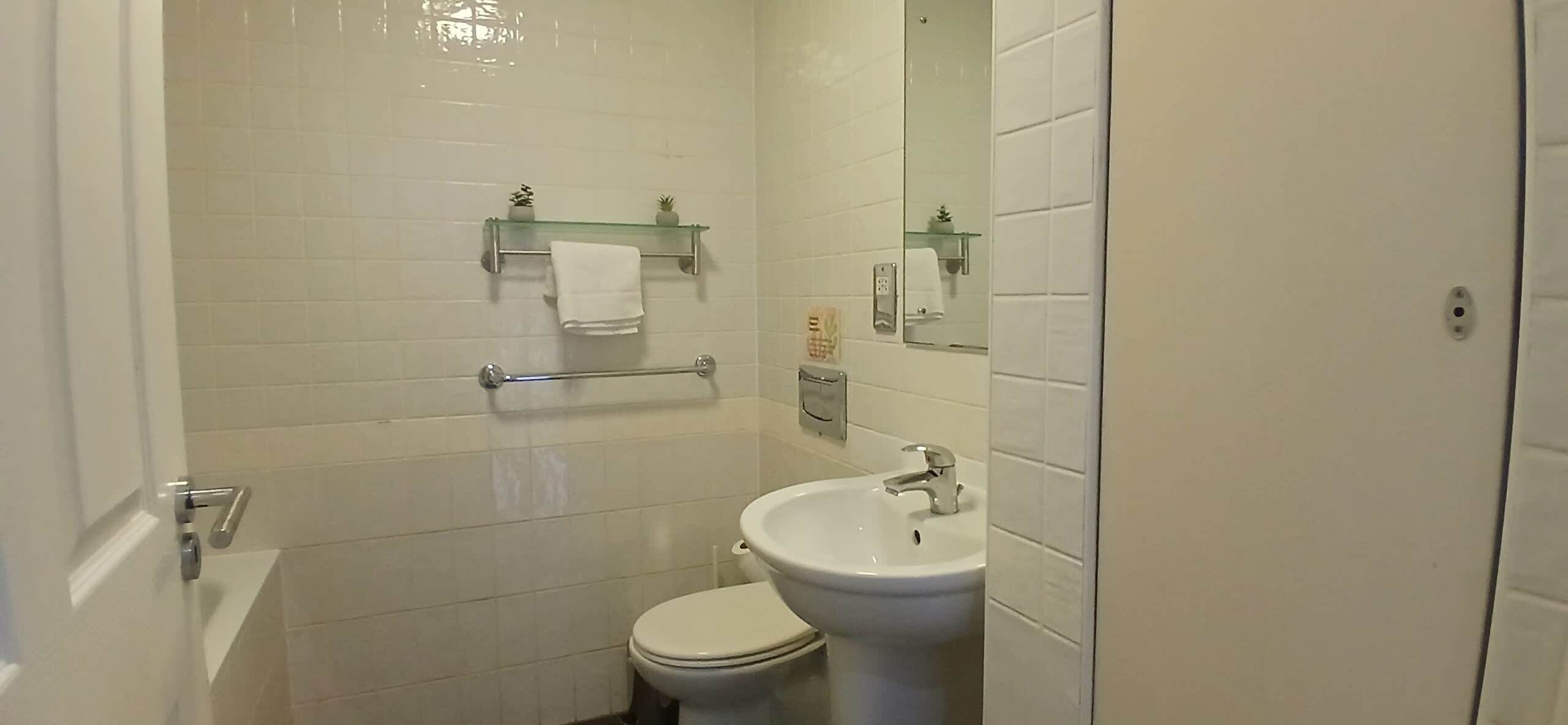 Shower, hair dryer