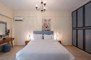 3 habitaciones y tabla de planchar con plancha 
