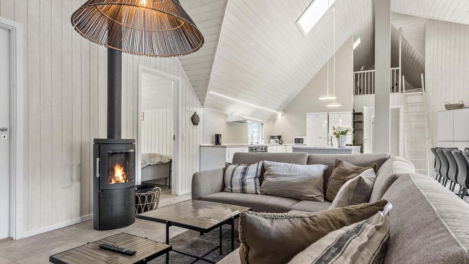 Fireplace, foosball, table tennis