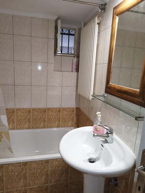 Towels, soap, toilet paper