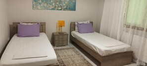 2 soveværelser, internetforbindelse, sengetøj