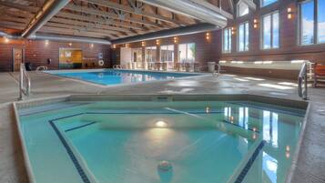 Indoor pool, a heated pool