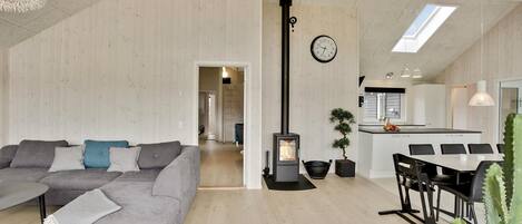 Fireplace, foosball, table tennis