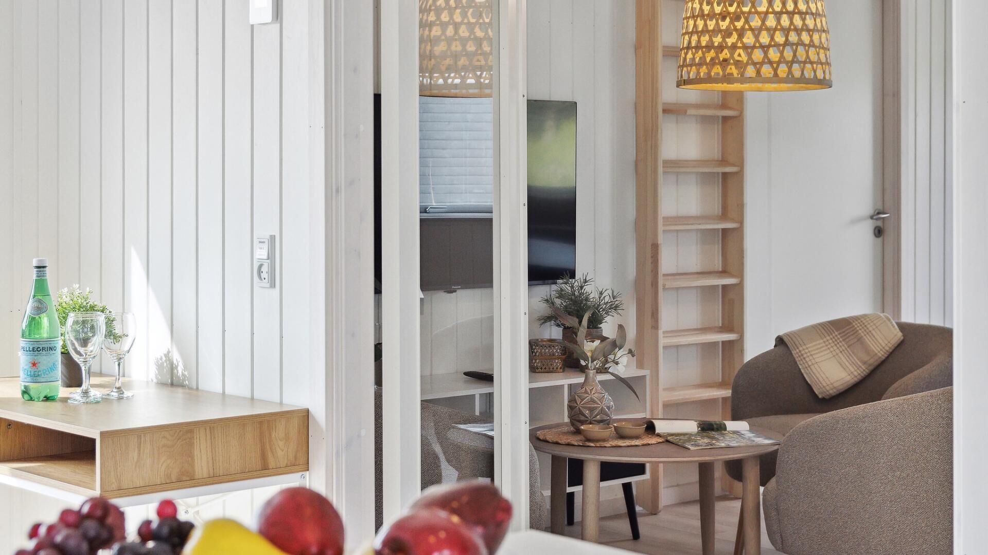 Fireplace, foosball, table tennis