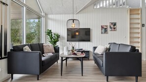 TV, video game console, table football, ping pong