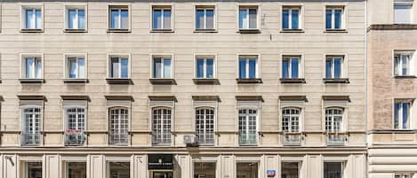 Majoituspaikan julkisivu