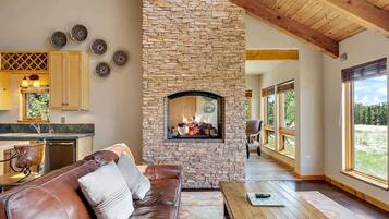 電視、壁爐、書籍、 辦公室