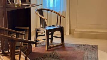 Een televisie en vloerverwarming