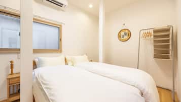 2 多间卧室、熨斗/熨衣板、WiFi、床单