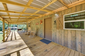 House (1 Bedroom) | Interior - Lake Eufaula Access: Cozy Wood Cabin w/ Yard! (Abbeville)