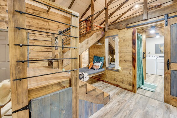 House (1 Bedroom) | Interior - Lake Eufaula Access: Cozy Wood Cabin w/ Yard! (Abbeville)