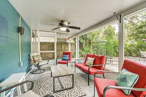 House (2 Bedrooms) | Terrace/patio - Home w/ Expansive Patio, 3 Mi to Busch Gardens! (Tampa)