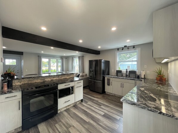 Microwave, oven, stovetop