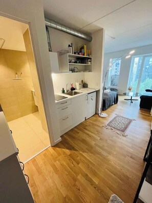 1 habitación, escritorio, tabla de planchar con plancha y wifi 