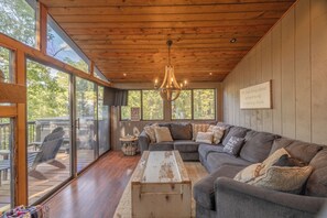 TV connectée, cheminée