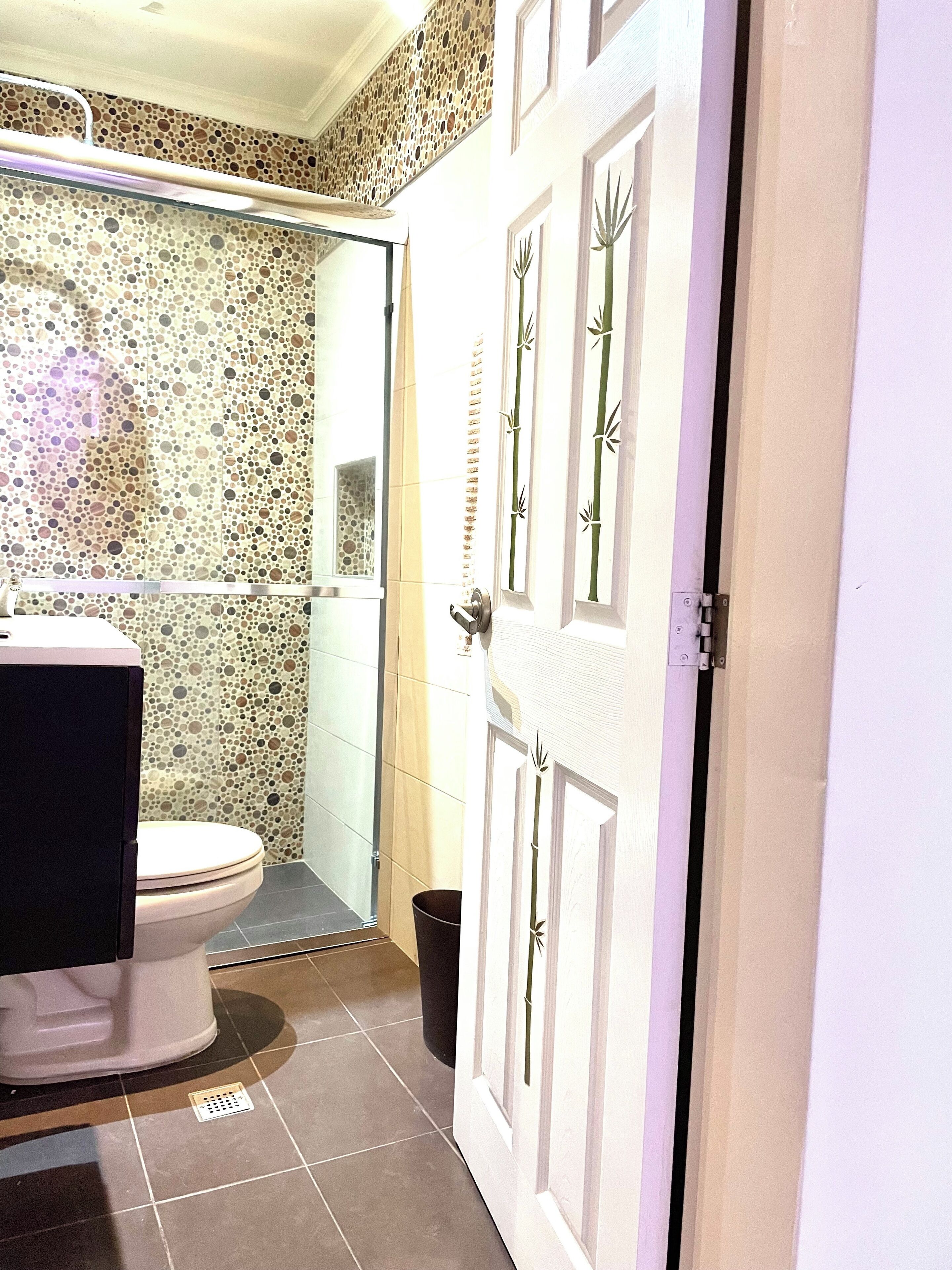 Towels, soap, toilet paper