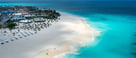 Tæt på stranden, badehåndklæder