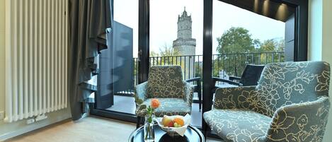 Superior Double Room, Balcony | Hypo-allergenic bedding, minibar, in-room safe, desk