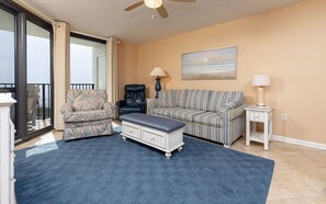 Living area - Phoenix Vi 6509 2 Bedroom Condo (Orange Beach)