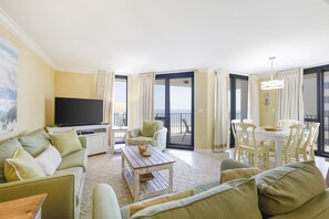 Living area - Phoenix Vi 61001 3 Bedroom Condo (Orange Beach)