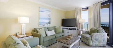 Appart'hôtel, 3 chambres | Coin séjour