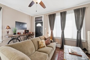 House, 2 Bedrooms | Living area - The Chocolate Suite - Walkable And Peaceful 2 Bedroom Home (St. Louis)