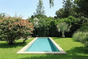 屋外プール、温水プール