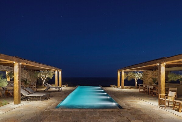 A nighttime oasis.
