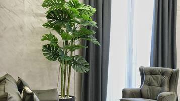 Family Room, 2 Bedrooms, Non Smoking, Kitchen | Living room | 75-inch flat-screen TV with digital channels