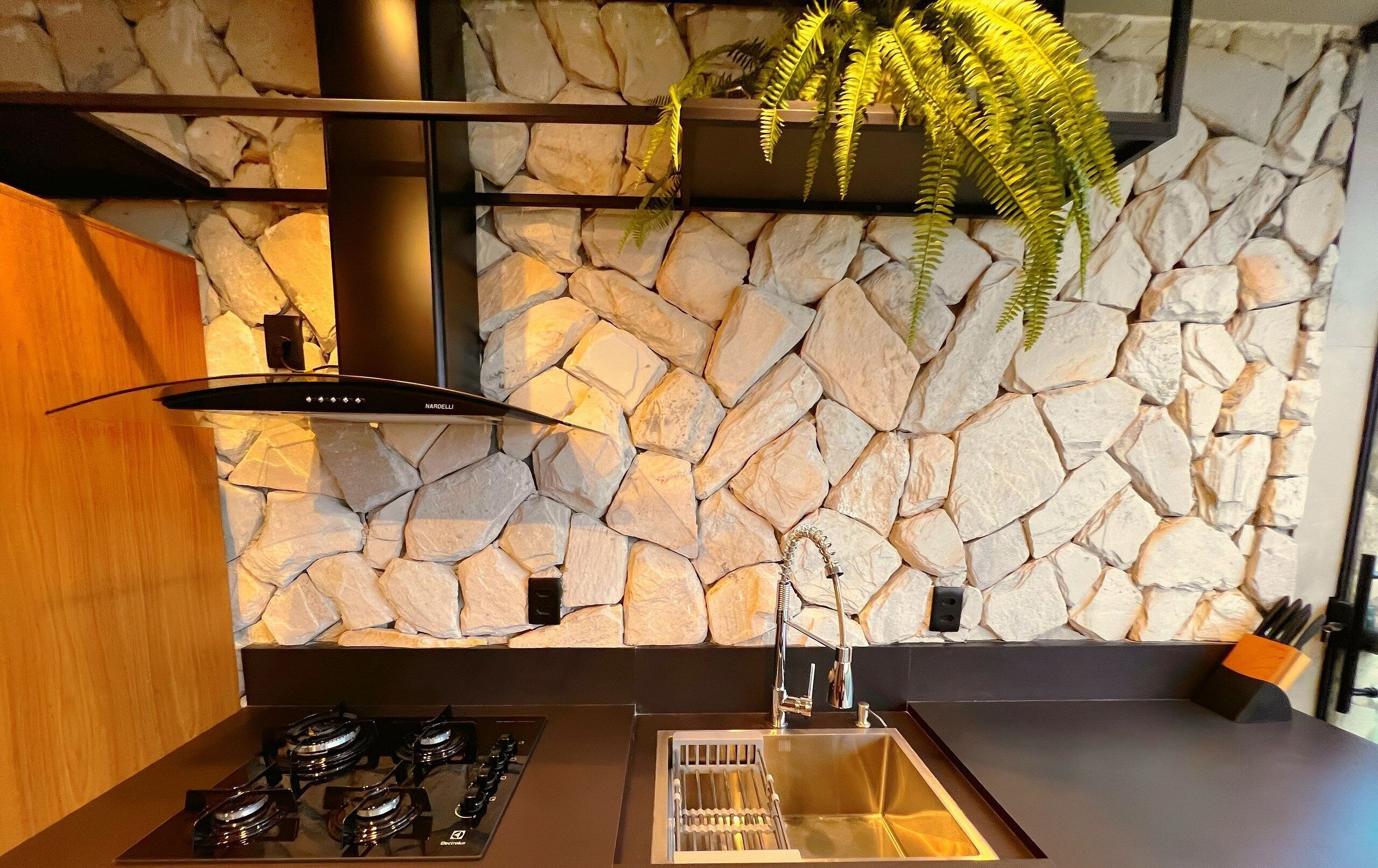 Apartamento luxo | Cozinha privada | Talheres/pratos/utensílios de cozinha