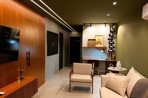 Deluxe Apartment | Living area - Montelier Condomínio de Campo (Bananeiras)