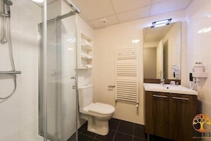 Shower, hair dryer