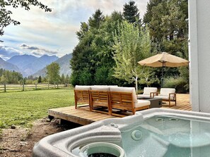 Baignoire à remous extérieure