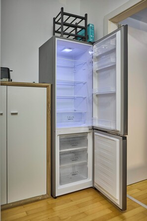 Basic Apartment, 2 Bedrooms, Balcony, Garden View | Private kitchen | Coffee/tea maker, electric kettle, toaster - Grazer City Residence & Free parking (Graz)