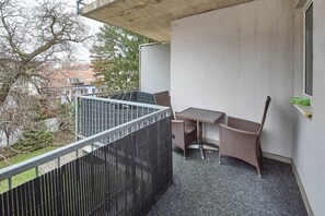 Basic Apartment, 2 Bedrooms, Balcony, Garden View | Balcony view - Grazer City Residence & Free parking (Graz)