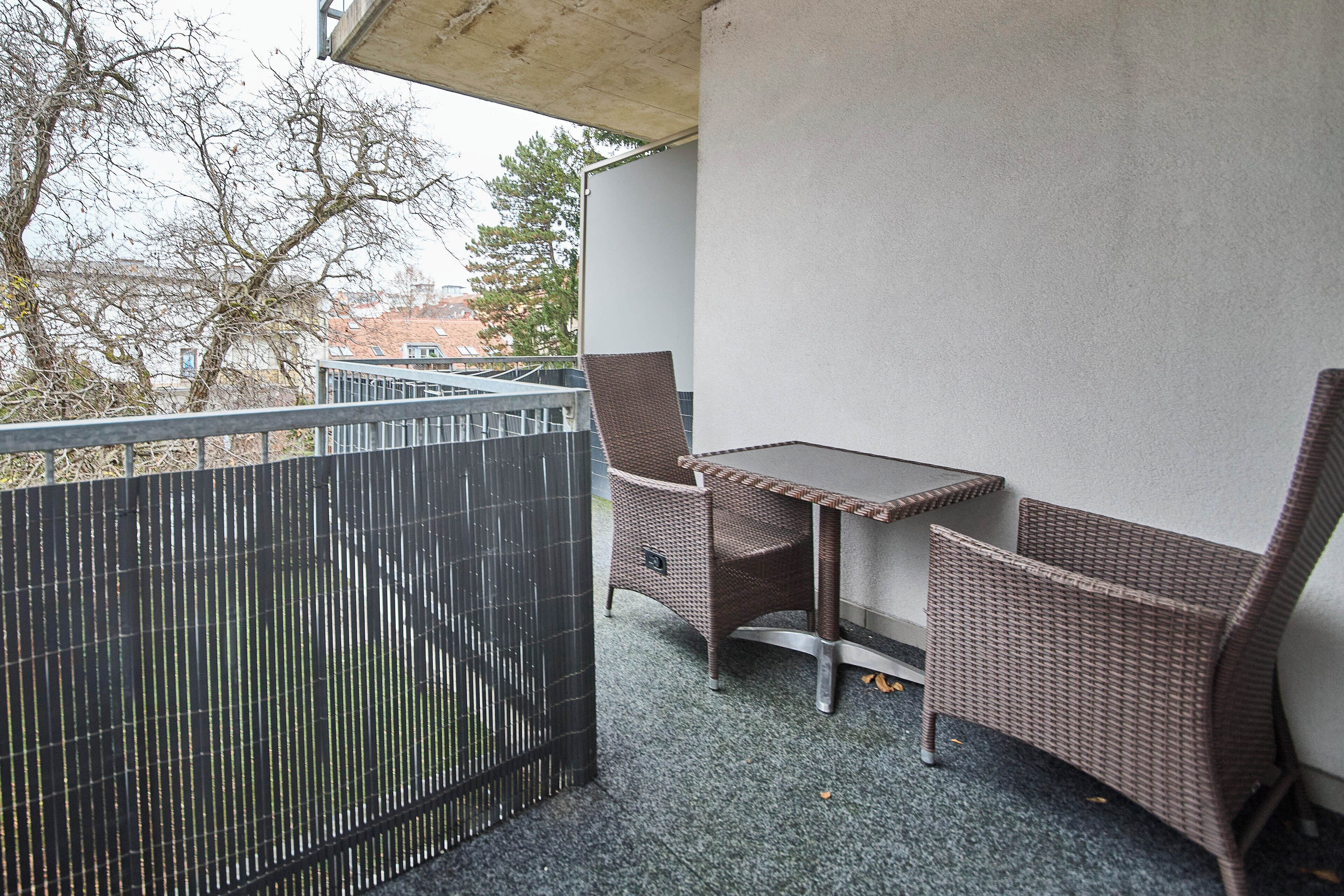 Basic Apartment, 2 Bedrooms, Balcony, Garden View | Balcony