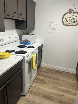 Microwave, oven, stovetop