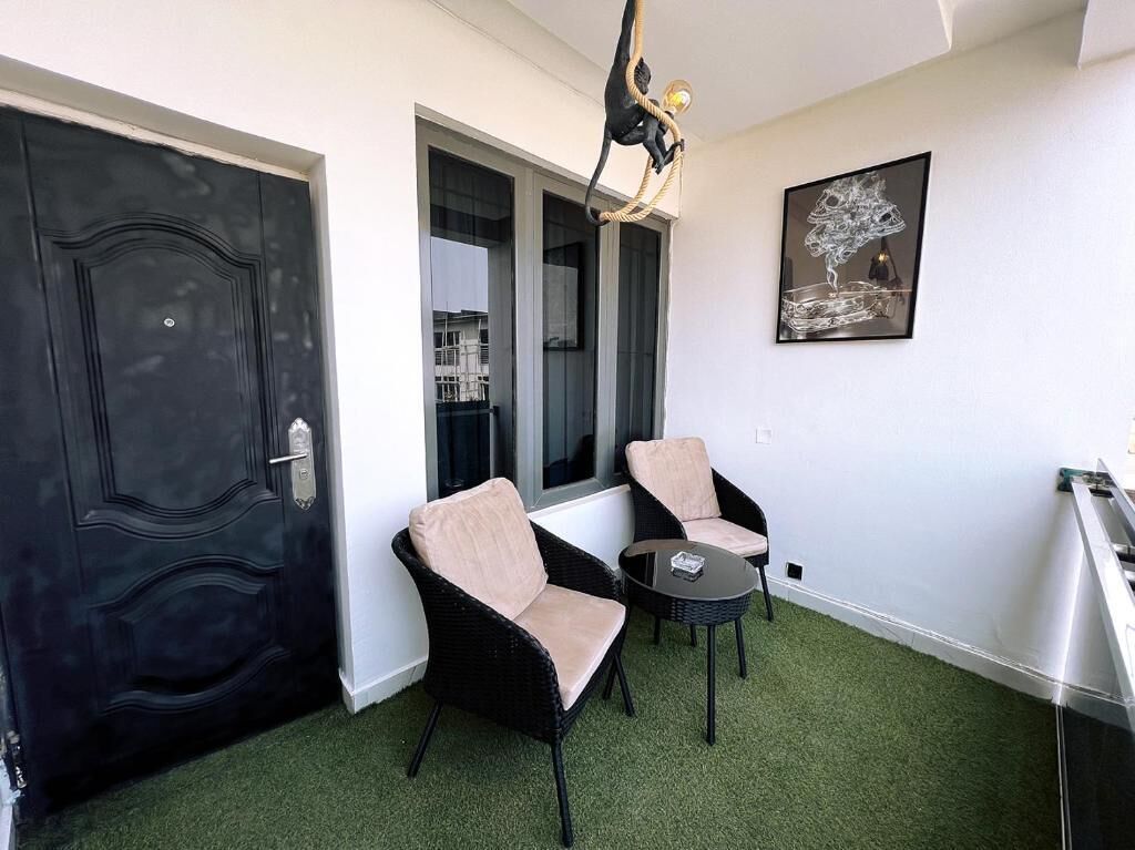 Appartement Familial, balcon, vue ville | Balcon