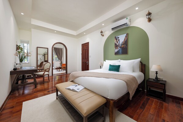 6 habitaciones, tabla de planchar con plancha y wifi 