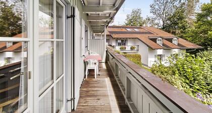 Apartment 'Fewo Brünnstein - No. 44 Pool, Sauna' with Mountain View, Shared Garden & Wi-Fi