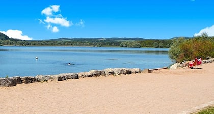 Unique and unusual: "Iliade" bus in a green and relaxing environment